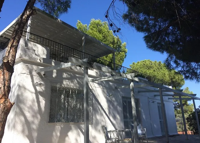 Vila Spacious Overlooking With Private Pool Kolios